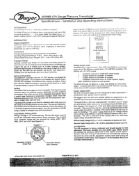 Thumbnail of document Manual - 679 Weatherproof Pressure Transmitter